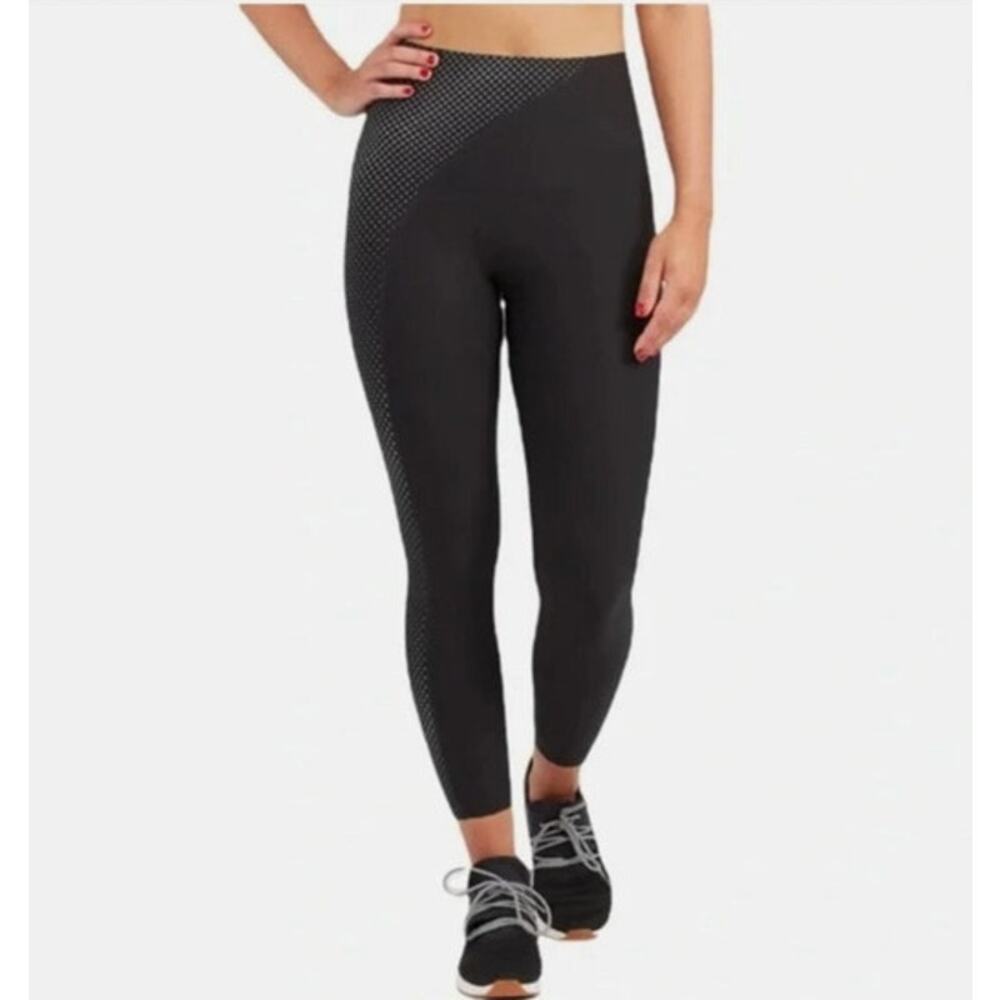 Spanx Every Wear Asymmetrical Reflective 7/8 Leggings Size M